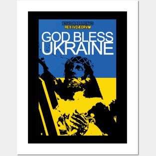 JESUS OF NAZARETH - GOD BLESS UKRAINE Posters and Art